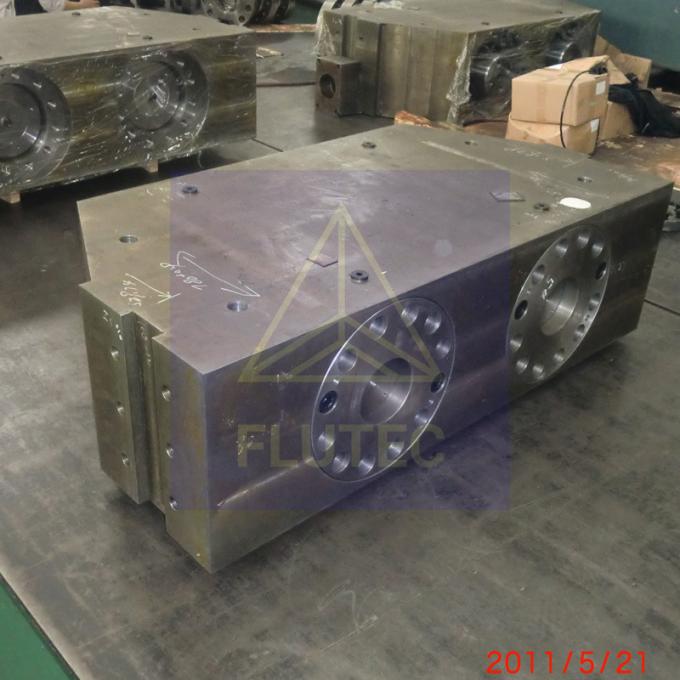 Flutec Custom Made Hydraulic Block Cylinder สําหรับโรงงานผลิตเหล็ก 0