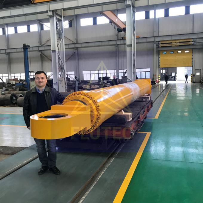 FLUTEC ปลาไฮดรอลิก ซิลินเดอร์ความดันกลาง การรับประกันคุณภาพ 1 ปี 2