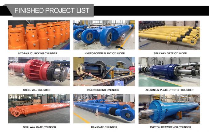 40MPa ทะเลไฮดรอลิก ซิลินเดอร์ Mill ประเภท Boom ซิลินเดอร์น้ํามันไฮดรอลิก 12