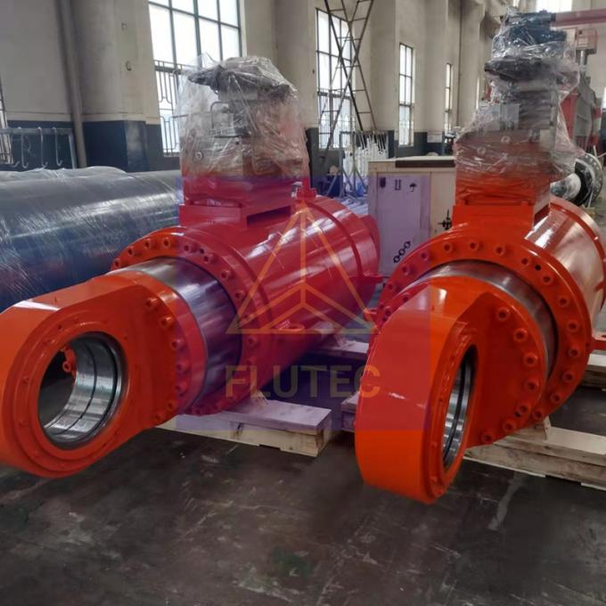 ซิลินเดอร์ไฮดรอลิกแบบ Custom Mill Duty ความดันกลางสําหรับอุตสาหกรรมเหล็ก 0