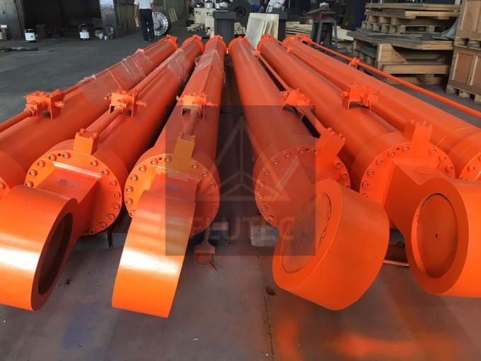 กระบอกยกไฮดรอลิก 40MPa ที่กําหนดเองสําหรับประตูระบายน้ํา / เครื่องตัด 10