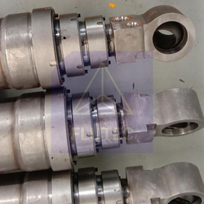 Flutec Long Stroke Telescopic Hydraulic Cylinder สําหรับรถบรรทุกขยะ 2