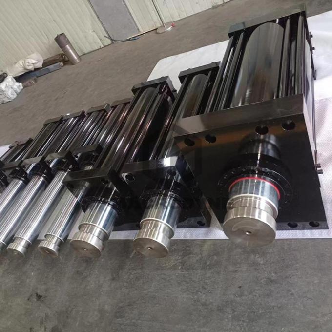 Flutec Telescopic Hydraulic Cylinder ซิลินเดอร์น้ํามันทํางานสองครั้ง สําหรับเครื่องจักรกล 2