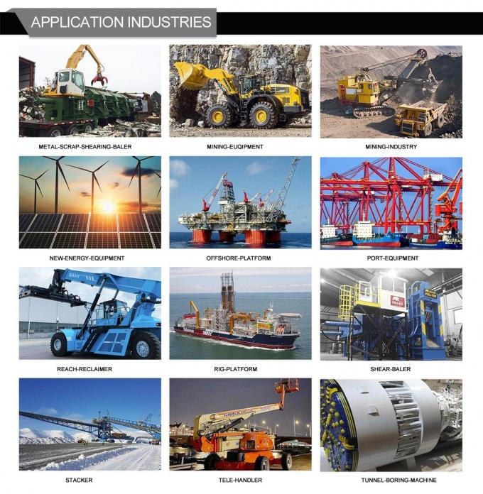 Flutec Telescopic Hydraulic Cylinder ซิลินเดอร์น้ํามันทํางานสองครั้ง สําหรับเครื่องจักรกล 9