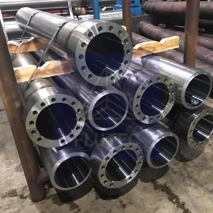 CNC Machining ท่อกระบอกไฮดรอลิก Ck45 42CrMo วัสดุเหล็ก 2
