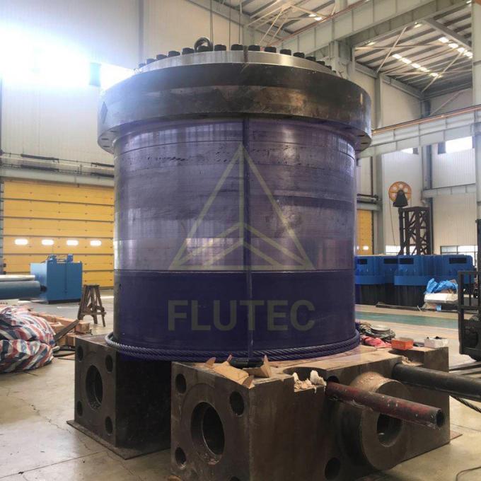 หัวหินไฮดรอลิกกระบอกท่อเหล็กคาร์บอนสําหรับ 4000 ตัน เครื่องพิมพ์ Forging 0