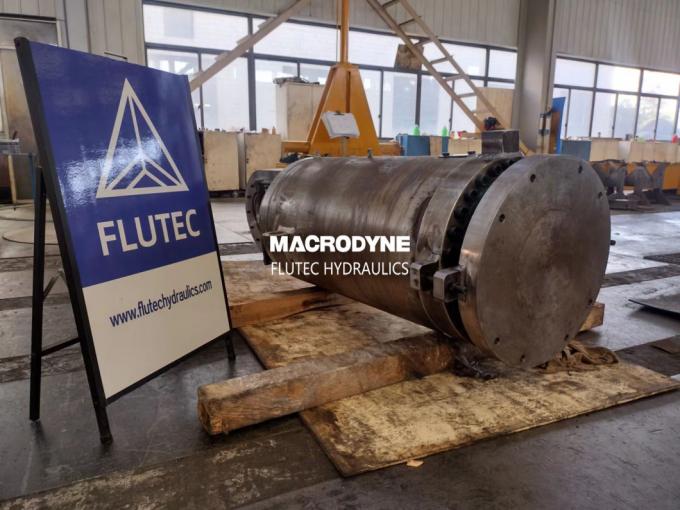 Flutec ไฮดรอลิกซิลินเดอร์คุณภาพสูงภาระหนักสําหรับโรงงานโรงงานเหล็ก 2