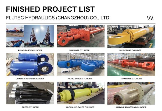 ISO9001 กระบอกไฮดรอลิกอุตสาหกรรม กระบอกนําทางภายในสําหรับเครื่องปั่นอลูมิเนียม 2