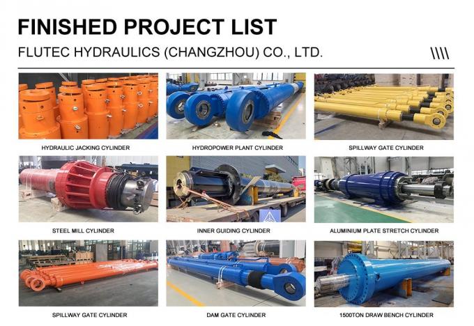 ISO9001 กระบอกไฮดรอลิกอุตสาหกรรม กระบอกนําทางภายในสําหรับเครื่องปั่นอลูมิเนียม 3